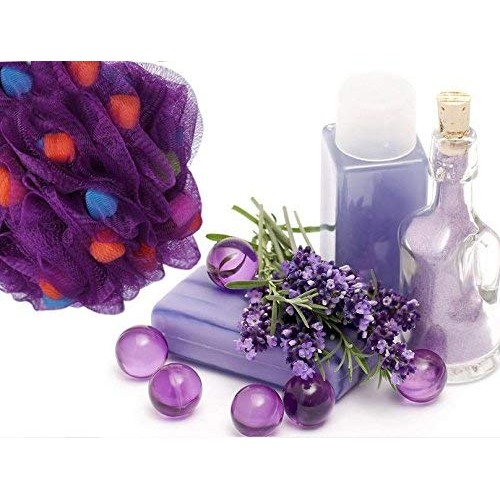 Premium Mesh Poufs (65g/pcs) Bath Sponges Shower Loofahs Exfoliating Mesh Puf...