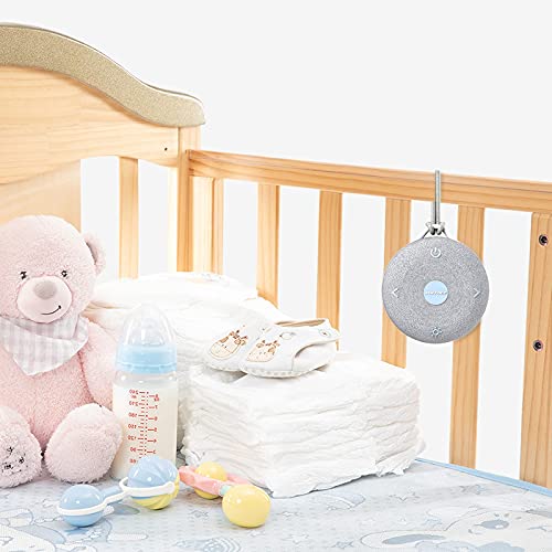 Portable White Noise Sound Machine for Baby Sleeping - 17 Soothing Sounds | 8...