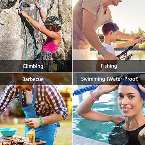 BuggyBands Mosquito Bracelets, 48 Pack Individually Wrapped, DEET Free, Natur...