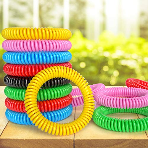 BuggyBands Mosquito Bracelets, 48 Pack Individually Wrapped, DEET Free, Natur...