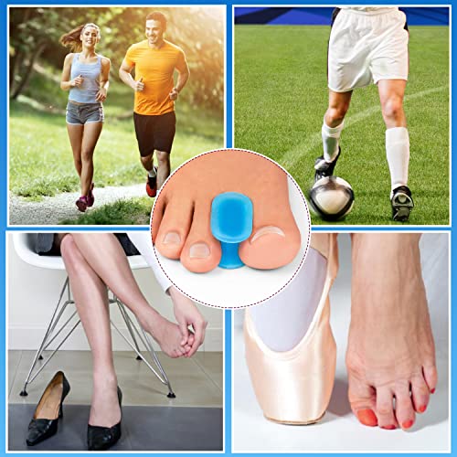 Bukihome 16 Packs Toe Separators for Overlapping Toes Women Gel Silicone Toe ...