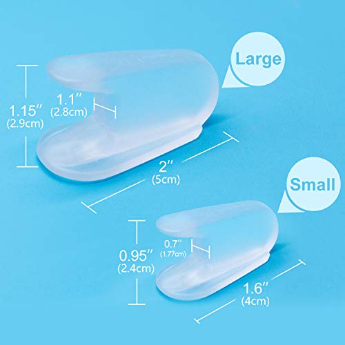 Bukihome Bunion Corrector Toe Separators, Toe Spacers for Overlapping Toe, Bi...