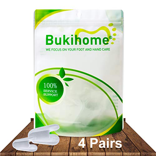 Bukihome Bunion Corrector Toe Separators, Toe Spacers for Overlapping Toe, Bi...
