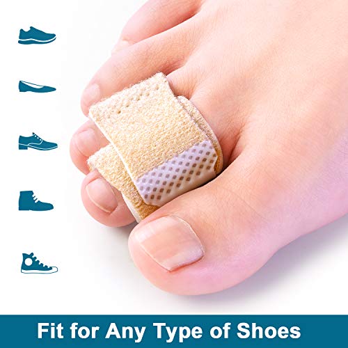 Bukihome Hammer Toe Straighteners for Bent Toes, 4 PCS Toe Splints, Toe Corre...