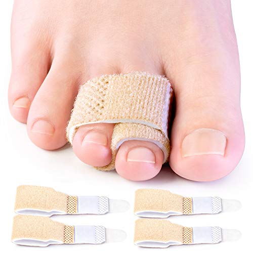 Bukihome Hammer Toe Straighteners for Bent Toes, 4 PCS Toe Splints, Toe Corre...