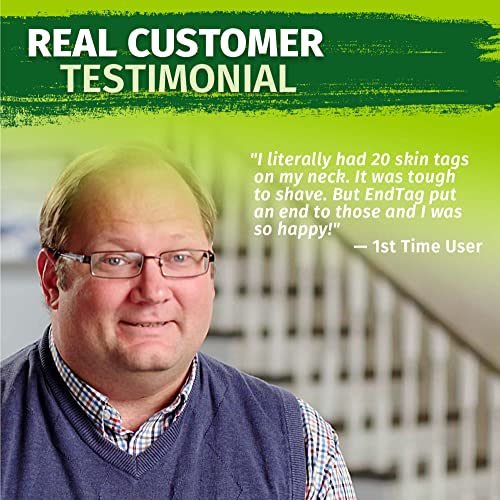 Hempvana EndTag Skin Tag Remover, Enriched with Hemp Seed Oil, Mess-Free, Eas...