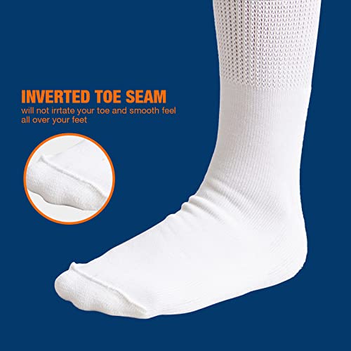 Bulinlulu Extra Wide Socks for Swollen Feet- 2 Pairs Super Wide Diabetic Sock...