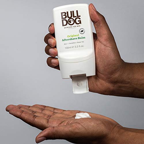 Bulldog Men's Skincare and Grooming Original Aftershave Balm, 3.3 Fl. Oz.