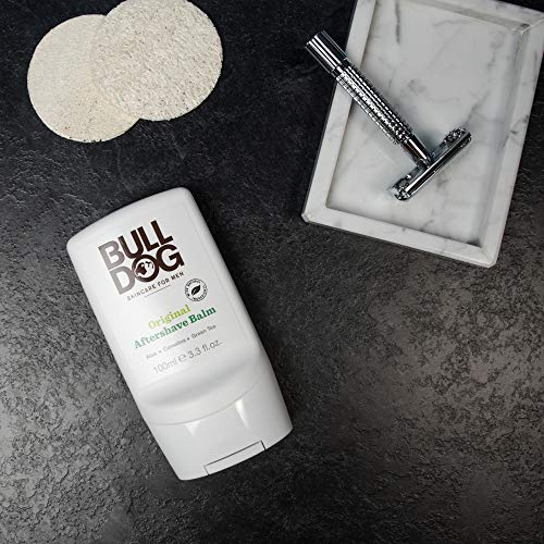 Bulldog Men's Skincare and Grooming Original Aftershave Balm, 3.3 Fl. Oz.