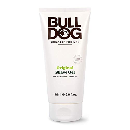 Bulldog Mens Skincare and Grooming Original Shave Gel, 5.9 Ounce, Pack of 2