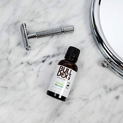 Bulldog Mens Skincare and Grooming Original Shaving Oil, Beard Care, 1 Fl Oz