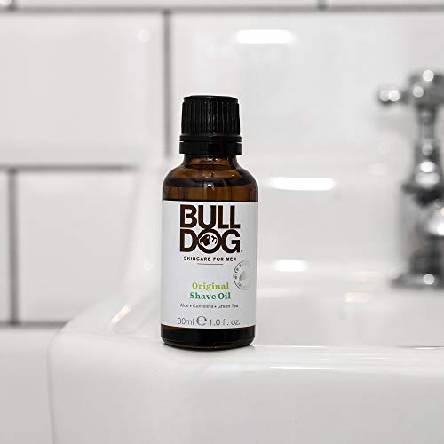 Bulldog Mens Skincare and Grooming Original Shaving Oil, Beard Care, 1 Fl Oz
