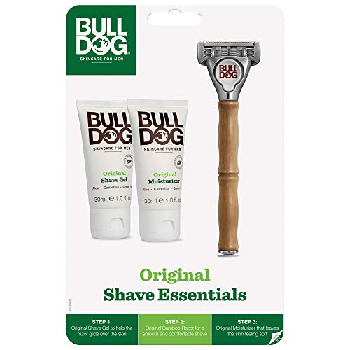 Bulldog Skincare and Grooming Original Razors for Men Shave Kit with Original...