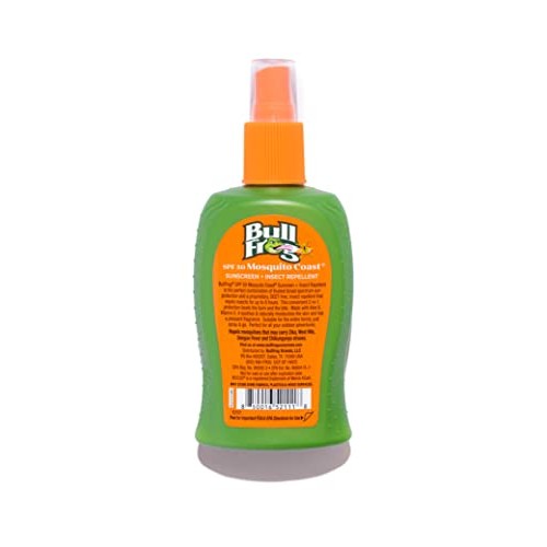 Bullfrog Mosquito Coast Bug Spray Insect Repellent + Sunscreen SPF 50, Pump S...