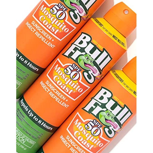 Bullfrog Mosquito Coast Sunscreen SPF50 + Insect Repellant 5.5oz Continuous S...