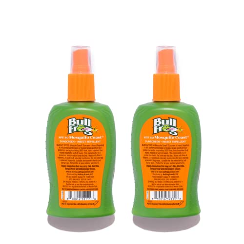 Bullfrog Mosquito Coast Sunscreen SPF50 + Insect Repellant 5.5oz Pump Spray, ...