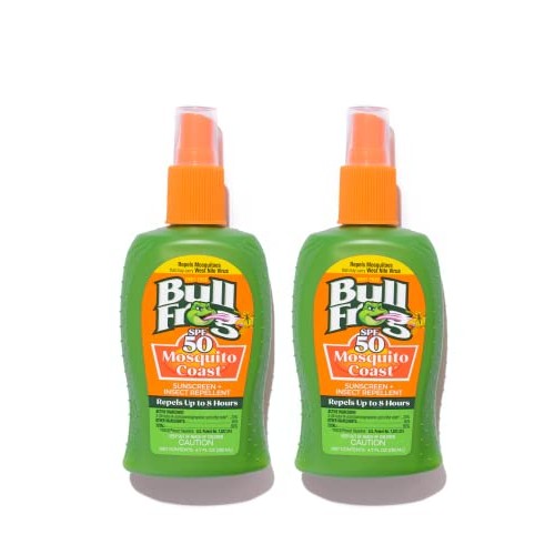 Bullfrog Mosquito Coast Sunscreen SPF50 + Insect Repellant 5.5oz Pump Spray, ...