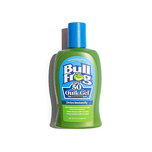 Bullfrog Quik Gel Sunscreen SPF 50 | Reef Friendly/Safe (Oxybenzone & Octinox...