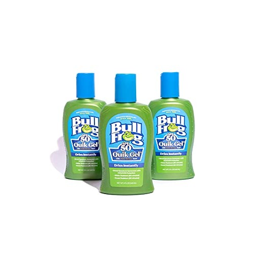 Bullfrog Quik Gel Sunscreen SPF 50 | Reef Friendly/Safe (Oxybenzone & Octinox...