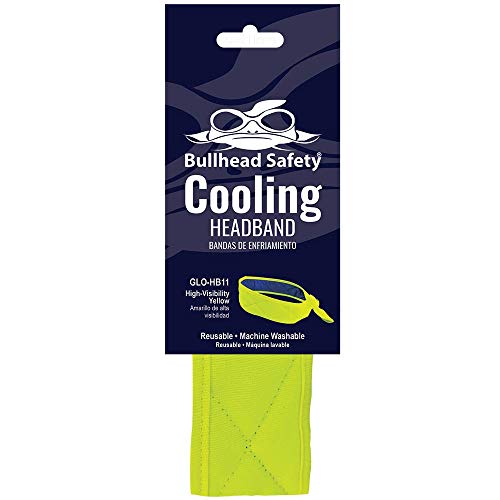 Bullhead Safety Eyewear Safety GLO-HB11 - High-Visibility Evaporative Cooling...