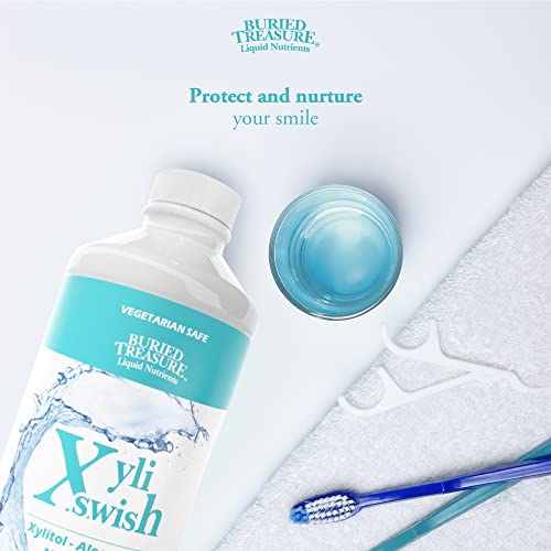 Xyli Swish - All Natural Formulated Nano Silver, Xylitol & Aloe Mouthwash - A...