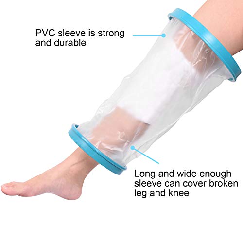 Kids Waterproof Cast Cover for Shower Knee, Child Knee Cast Cover for Showeri...