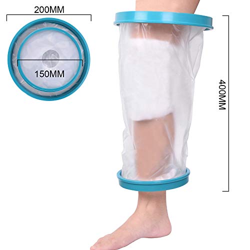 Kids Waterproof Cast Cover for Shower Knee, Child Knee Cast Cover for Showeri...