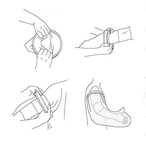 Kids Waterproof Cast Cover for Shower Knee, Child Knee Cast Cover for Showeri...