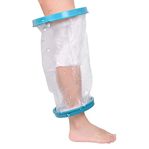 Kids Waterproof Cast Cover for Shower Knee, Child Knee Cast Cover for Showeri...