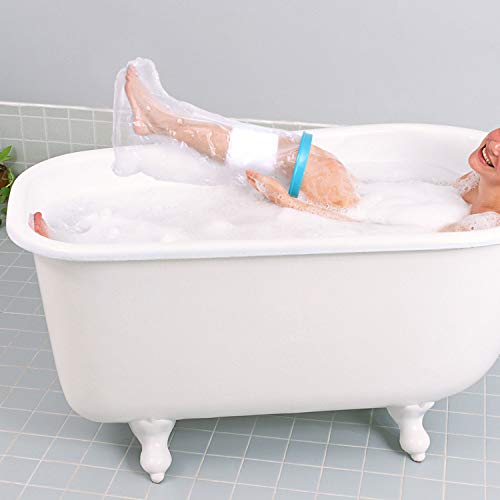 Waterproof Cast Cover Lower Leg Adult, Reusable Lower Leg Cast Protector for ...