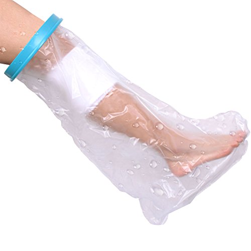 Waterproof Cast Cover Lower Leg Adult, Reusable Lower Leg Cast Protector for ...