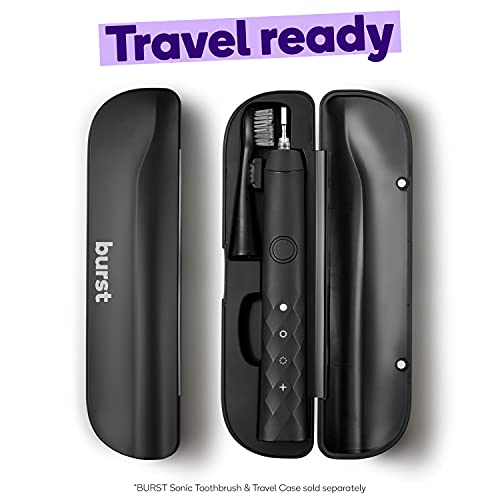 BURST Replacement Electric Toothbrush Heads for BURST Sonic Toothbrush, Charc...