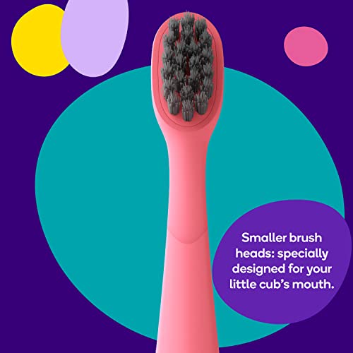 CoComelon x BURSTkids Sonic Toothbrush with Soft Charcoal-Black Bristles, Sma...