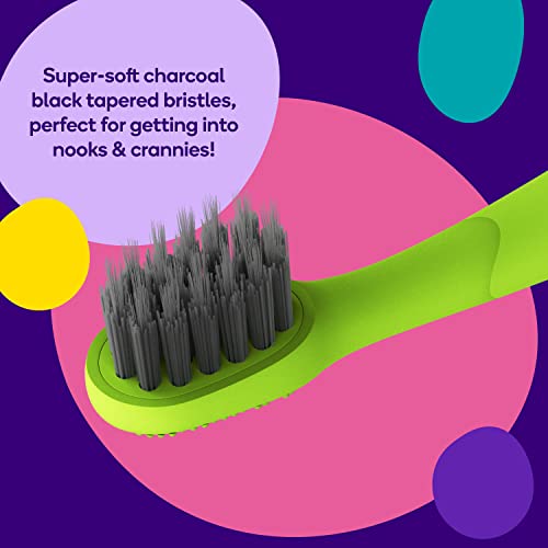CoComelon x BURSTkids Sonic Toothbrush with Soft Charcoal-Black Bristles, Sma...
