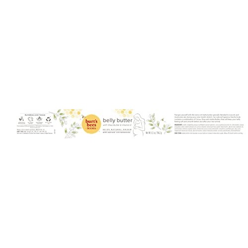Belly Butter Skin Care, Burt's Bees Mama Pregnancy Lotion with Shea Butter an...