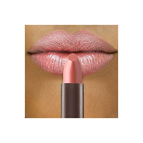 Burts Bees 100% Natural Glossy Lipstick, Peony Dew - 1 Tube