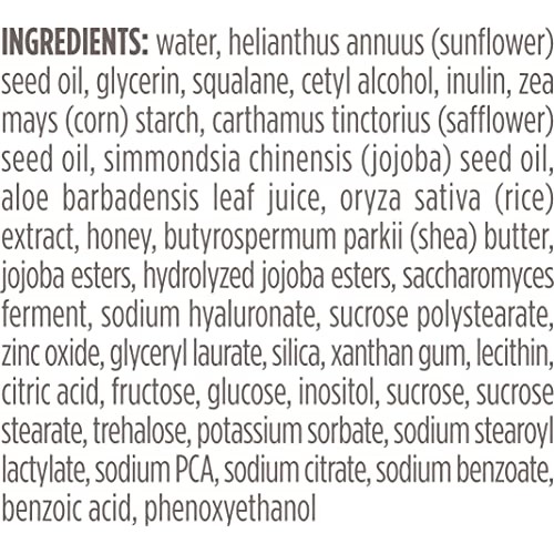 Burt's Bees Daily Face Moisturizer Cream for Sensitive Skin, Fragrance Free L...