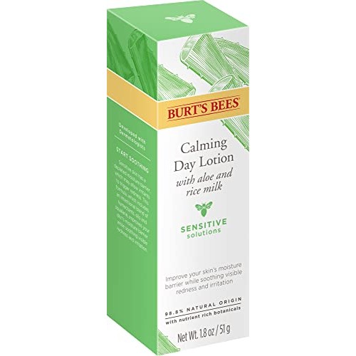 Burt's Bees Daily Face Moisturizer Cream for Sensitive Skin, Fragrance Free L...
