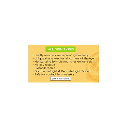 Burt's Bees Eye Makeup Remover Pads, 35 Count, Pack of 3