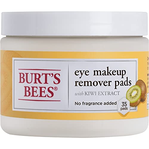 Burt's Bees Eye Makeup Remover Pads, 35 Count, Pack of 3