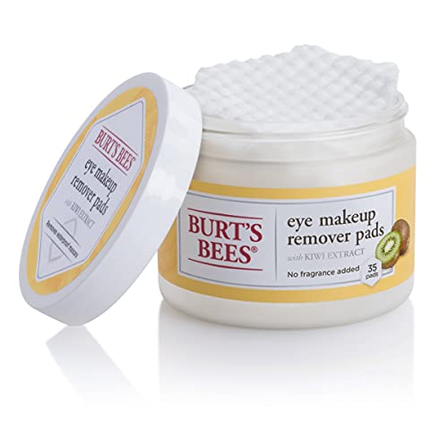 Burt's Bees Eye Makeup Remover Pads, 35 Count, Pack of 3