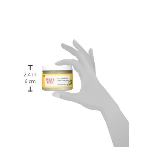Burt's Bees Eye Makeup Remover Pads, 35 Count, Pack of 3