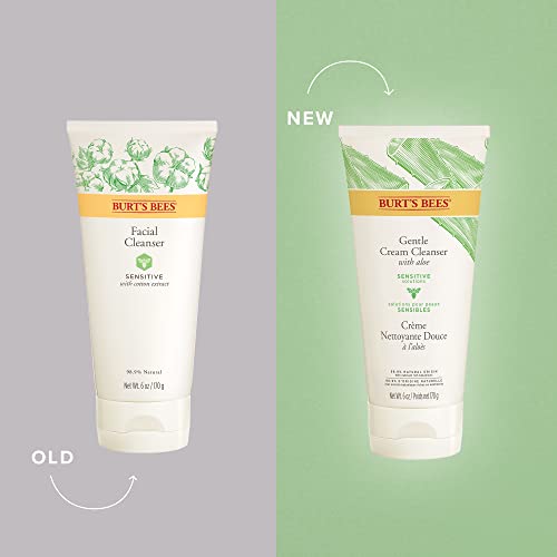 Burt's Bees Face Cleanser, Facial Wash for Sensitive Skin, Natural Skin Care,...