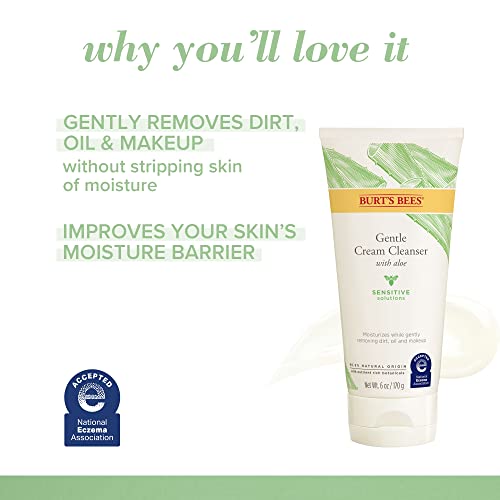 Burt's Bees Face Cleanser, Facial Wash for Sensitive Skin, Natural Skin Care,...