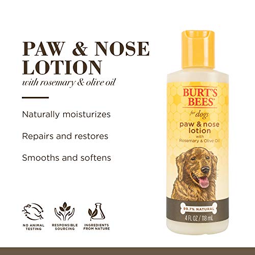Burt's Bees for Pets for Dogs All-Natural Paw & Nose Lotion with Rosemary & O...