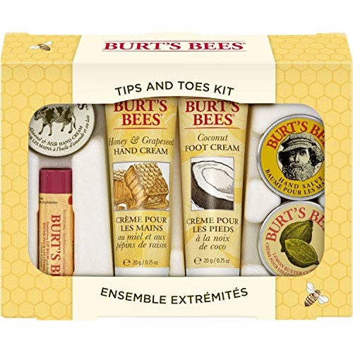 Burt's Bees Gift Set, 6 Products - 2 Hand Cream, Foot Cream, Cuticle Cream, H...