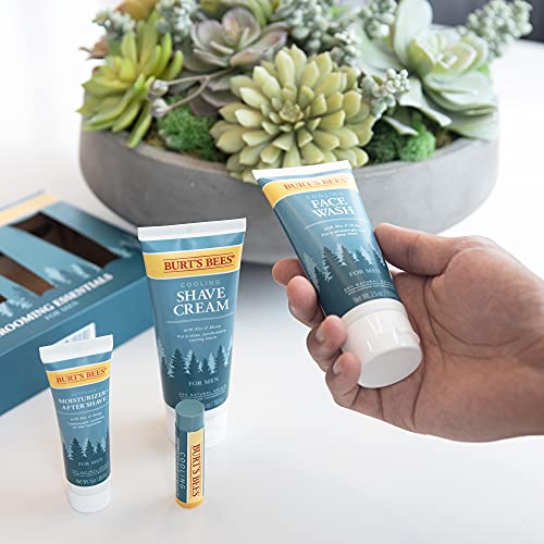 Burt's Bees Grooming Essentials For Men with Cooling Face Wash Cooling Shave ...