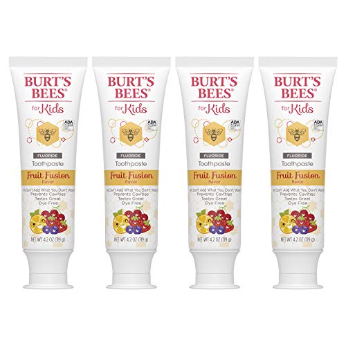Burt's Bees Kids Toothpaste with Fluoride Fusion Fruit,16.8 Ounce