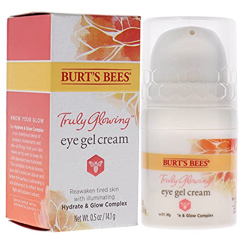 Burts Bees Truly Glowing Eye Gel Cream Unisex 0.5 oz, White