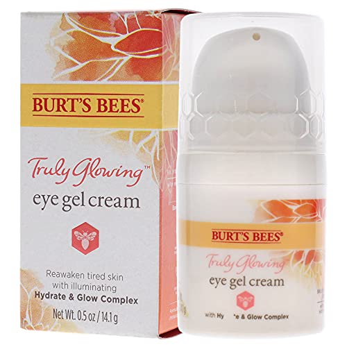 Burts Bees Truly Glowing Eye Gel Cream Unisex 0.5 oz, White